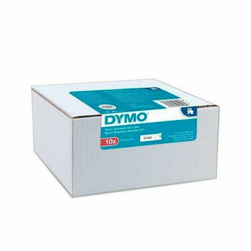 Ruban Laminé pour Etiqueteuses Dymo Value Pack Blanc Noir/Blanc