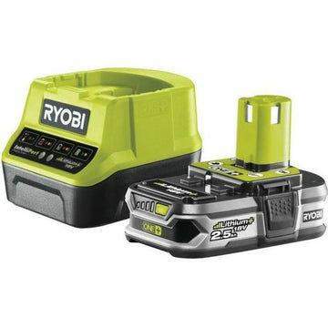 Ensemble chargeur et batterie rechargeable Ryobi RC18120-125 Litio Ion 2,5 Ah 18 V