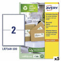 Etiquettes pour Imprimante Avery LR7168 Blanc 100 Volets 199,6 x 143,5 mm (5 Unités)