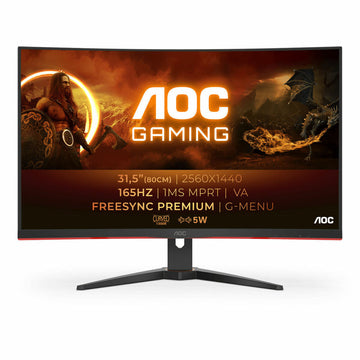 Écran AOC CQ32G2SE/BK LED 32" LED VA Flicker free 50 - 60 Hz 165 Hz 50-60  Hz