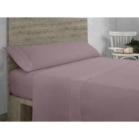 Jeu de draps Alexandra House Living QUTUN Violet Lit king size 4 Pièces