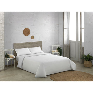 Housse de Couette Alexandra House Living QUTUN Blanc 180 x 220 cm