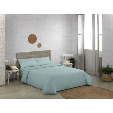 Housse de Couette Alexandra House Living QUTUN Bleu clair 180 x 220 cm