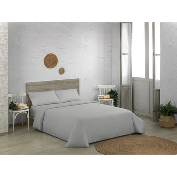 Housse de Couette Alexandra House Living QUTUN Gris perlé 180 x 220 cm