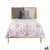 Couette réversible 180 x 260 cm Blanc Violet (6 Unités)