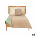 Couette réversible 180 x 260 cm Vert Beige (6 Unités)