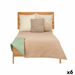 Couette réversible 180 x 260 cm Vert Beige (6 Unités)