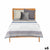 Couette réversible 180 x 260 cm Hexagones Bleu Blanc Gris (6 Unités)