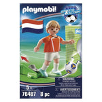 Figurine Football Player Holland Playmobil 70487 (8 pcs)