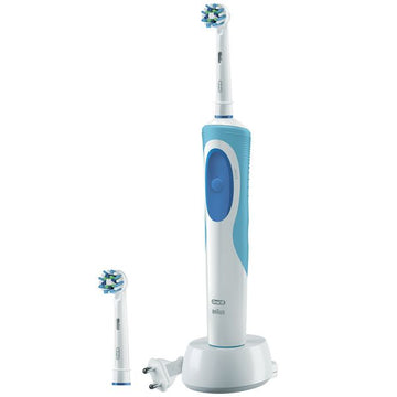 Brosse à dents électrique Oral-B Vitality Plus Crossaction Blanc/Bleu (Refurbished A+)