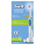 Brosse à dents électrique Oral-B Vitality Plus Crossaction Blanc/Bleu (Refurbished A+)