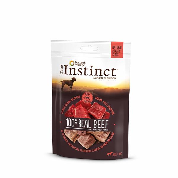 Collation pour Chiens Cubes Beef True Instinct (50 g) (Refurbished A+)