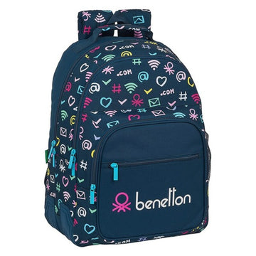 Cartable Benetton Dot Com Blue marine