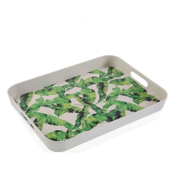 Plateau Leaves Fibre de bambou (31 x 4 x 41 cm)