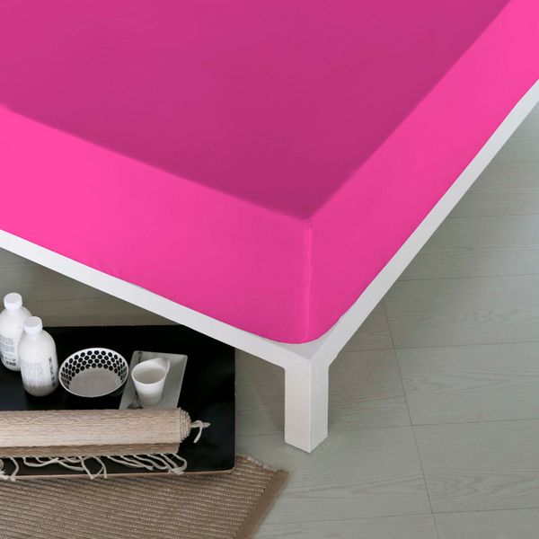 Drap housse Naturals Fuchsia (Lit de 90)