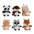 Jouet Peluche DKD Home Decor ‎ animaux Polyester (6 pcs) (10 x 7 x 14 cm)