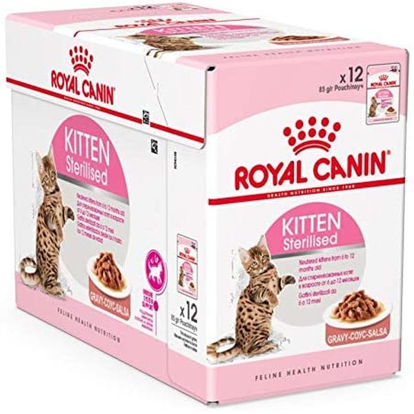 Aliments pour chats Kitten Sterilised Royal Canin (12 uds x 85 g) (Refurbished A+)