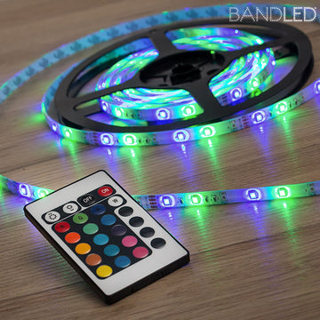 Bande LED Multicolore BandLed pour Intérieurs et Extérieurs (5 m + 60 LED)