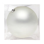 Boule de Noël Christmas Planet 8842 15 cm Verre Blanc