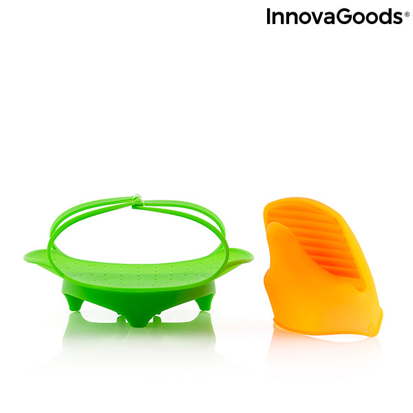 Cuiseur-Vapeur en Silicone Pliable InnovaGoods