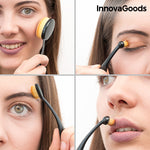 Ensemble de Brosses de Maquillage Professionnel Ovales InnovaGoods (11 Pièces)