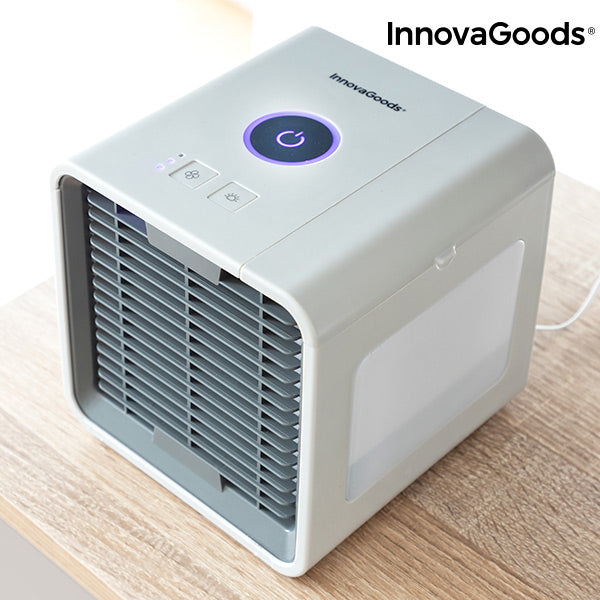 Mini Climatiseur Évaporatif Portable avec LED Freezy Cube InnovaGoods