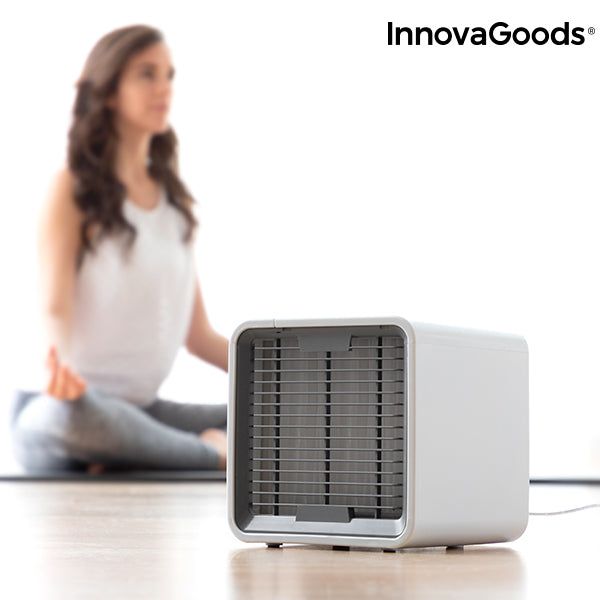 Mini Climatiseur Évaporatif Portable avec LED Freezy Cube InnovaGoods