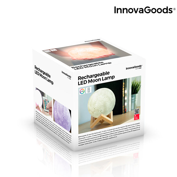 Lampe LED Rechargeable Lune InnovaGoods