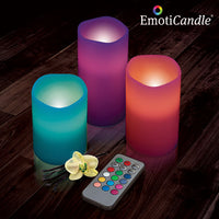 Bougies LED EmotiCandle (pack de 3)